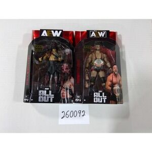 AEW All Out PPV Limited Edition Killswitch Wardlow Wrestling Figure 2-Pack Lot